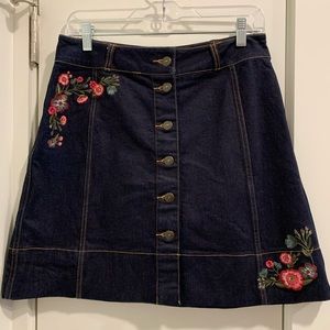 Kate Spade mini denim skirt